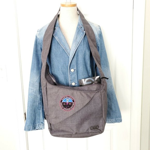 Ogio Promo Carolinas Golf Association Brooklyn Gray Crossbody Padded Tablet Bag - Picture 2 of 8